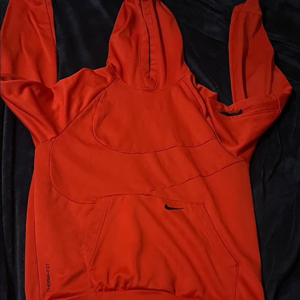 Nike Bright Red Therma-FIT Hoodie
